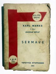 Sermaye - Karl Marks / Tefeyyüz kitaphanesi / 1933
