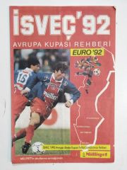 İsveç'92 Avrupa Kupası Rehberi Euro 1992 / Milliyet - Broşür