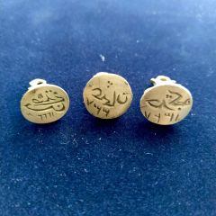 3 adet pirinç mühür