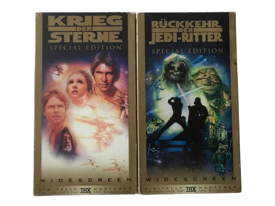Return of the Jedi (VHS, 1997, Special Edition) Star Wars - 2 adet VHS kaset