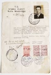 İstanbul Vilayeti Nafia Müdürlüğü, Kadıköy İlkokul 1959 tarihli evrak - Efemera