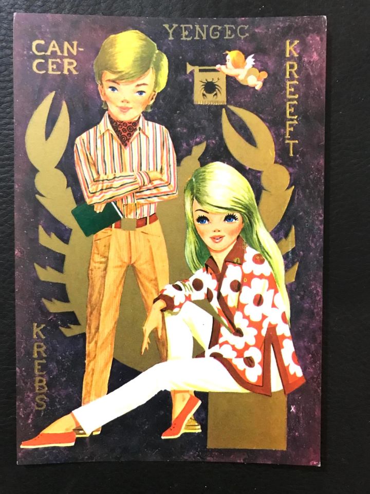 Yengeç Burcu - Arkası yazısız, kartpostal