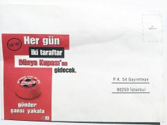 Coca Cola Dünya kupası çekiliş - Zarf