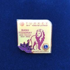 Lions Yönetim çevresi Hizmet ediyoruz / Rozet