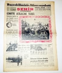 Şehir Tarafsız Siyasi Akşam Gazetesi, 23 Nisan 1960 23 Nisan gazeteleri - Efemera
