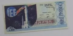 9 Eylül 1978 - Tam bilet - Milli Piyango bileti  İzmir Enternasyonel Fuarı - Efemera