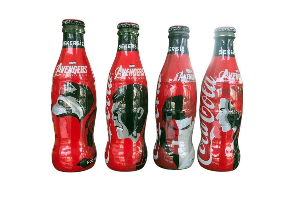 Coca-Cola Marvel Avengers: Endgame – Tam Seri 12 Adet, 2019 (Kargoyla gönderimi yoktur)