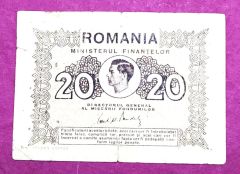 Romania 1945 / 20 Lei - Nümismatik