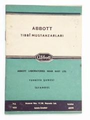 Abbot Tıbbi Müstahzarları - Broşür