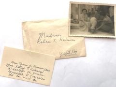 Yeşilköy - Kalinyan ailesine gelen zarf ve kartvizit