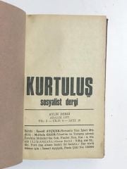 Kurtuluş Sosyalist Dergi - Cilt 4 - Yıl:2