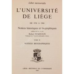 Liber memorialis L'universite de liege - Notices historiques et biographiques - Kitap