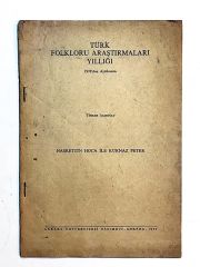 Türk Folkloru Araştırmaları Yıllığı - Türker ACAROĞLU - Kitap