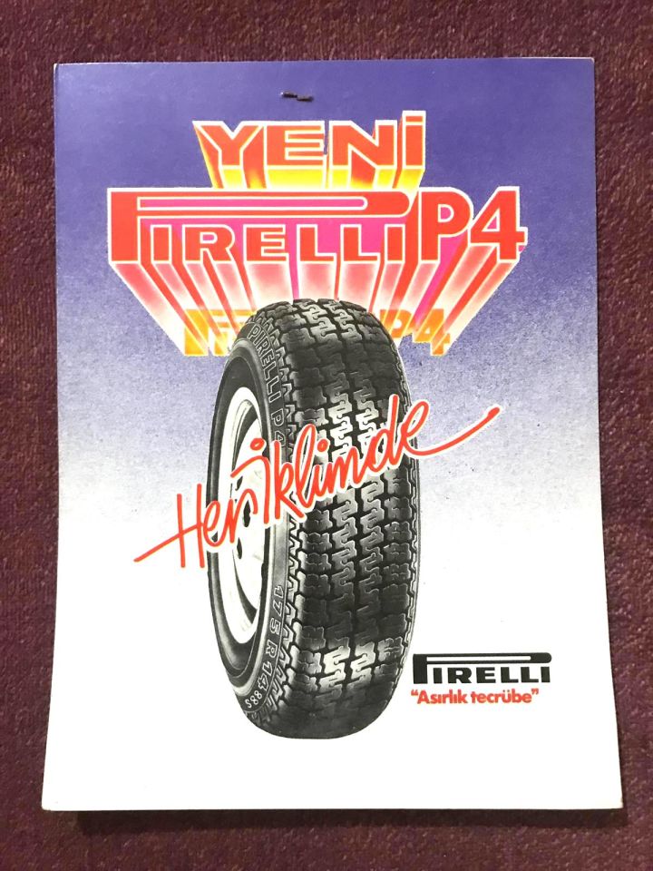 Yeni Pirelli P4 - Her İklimde / Tebrik kartı