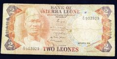 Sierra Leone / Two Leone - Nümismatik