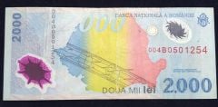 1999 Romania 2000 Lei / Polymer - Nümismatik
