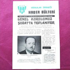 Vefalılar Derneği Haber Bülteni Sayı: 5 / Dergi