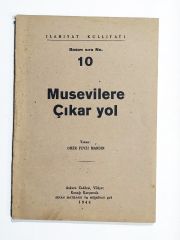 Musevilere çıkar yol / Ömer Fevzi MARDİN - Kitap