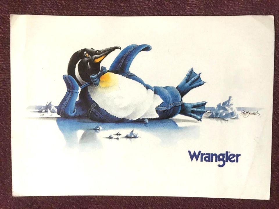 Wrangler USA - Penguen / Reklam kart