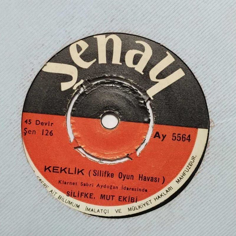 Silifke çay zeybeği - Keklik (Silifke oyun havası) Silifke, Mut ekibi - 45'lik Plak