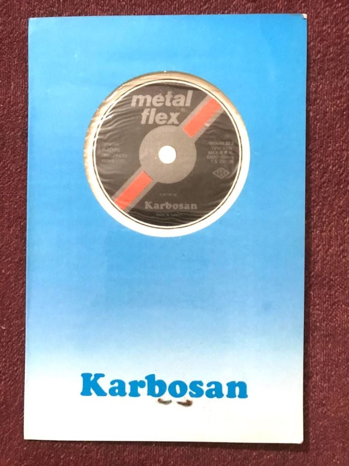 Karbosan Zımpara Taşı Sanayii - Tebrik kartı