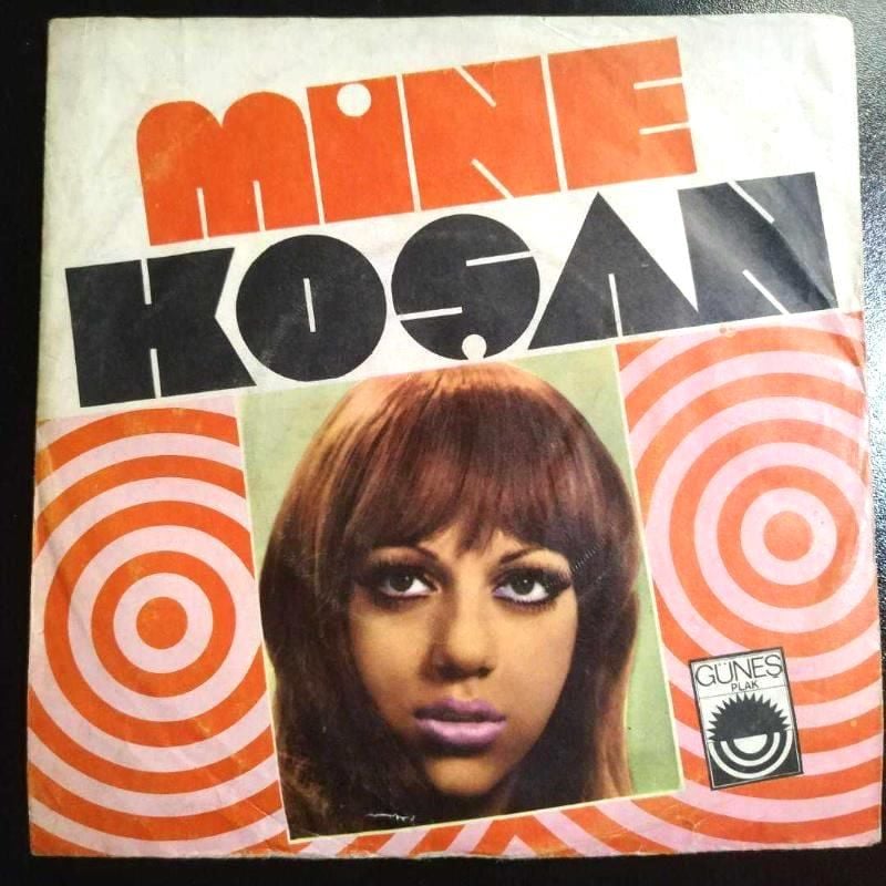 Mine KOŞAN Güneş plak - Plak kabı (Sadece kapaktır, içerisinde plak yoktur)