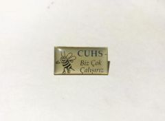 CUHS Biz çok çalışırız - Rozet