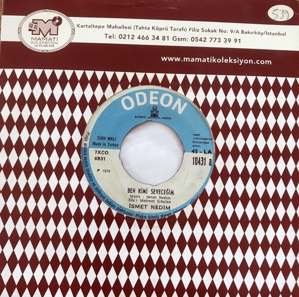 Anneye müjde, Ben kimi seveceğim / İsmet NEDİM - 45'lik plak