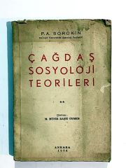Çağdaş Sosyoloji Teorileri - P. A. SOROKİN - Kitap