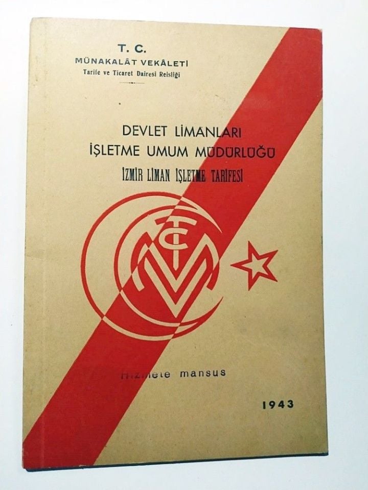 Devlet limanları İşletme Umum Müdürlüğü İzmir Liman İşletme Tarifesi