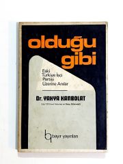 Olduğu Gibi - Yahya KANBOLAT - Kitap