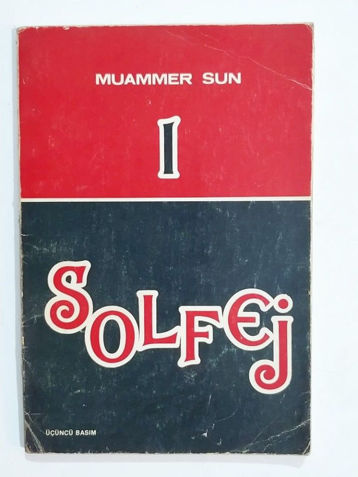 Solfej 1 / Muammer SUN - İmzalı Kitap