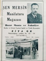 Şen Mersin Manifatura mağazası / Dergi, gazete reklamı - Efemera