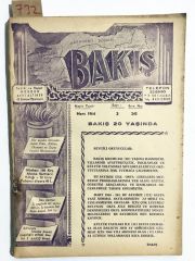 BAKIŞ - MART 1964 SAYI:3 SIRA NO:243 BAKIŞ 20 YAŞINDA
