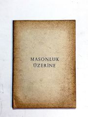 Masonluk Üzerine - Kitap