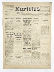 Manisa Kurtuluş Gazetesi 29 Mayıs 1942 - Eski Gazete