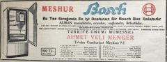Bosch Buzdolabı Ahmet Veli MENGER -15x42 Reklam / Dergi - gazete reklamları
