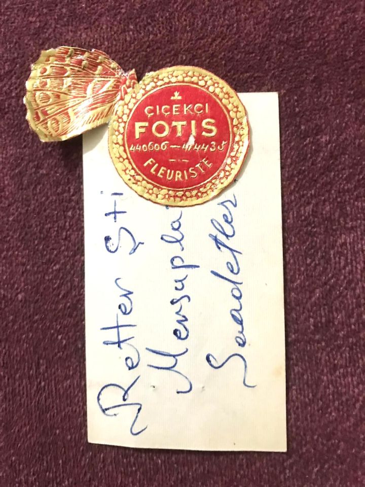 Çiçekçi Fotis BEYOĞLU - Vinyet