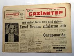 Özgür Gaziantep gazetesi - 22 Nisan 1986 23 Nisan - Efemera