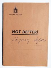 DMO Devlet Malzeme Ofisi - Not Defteri