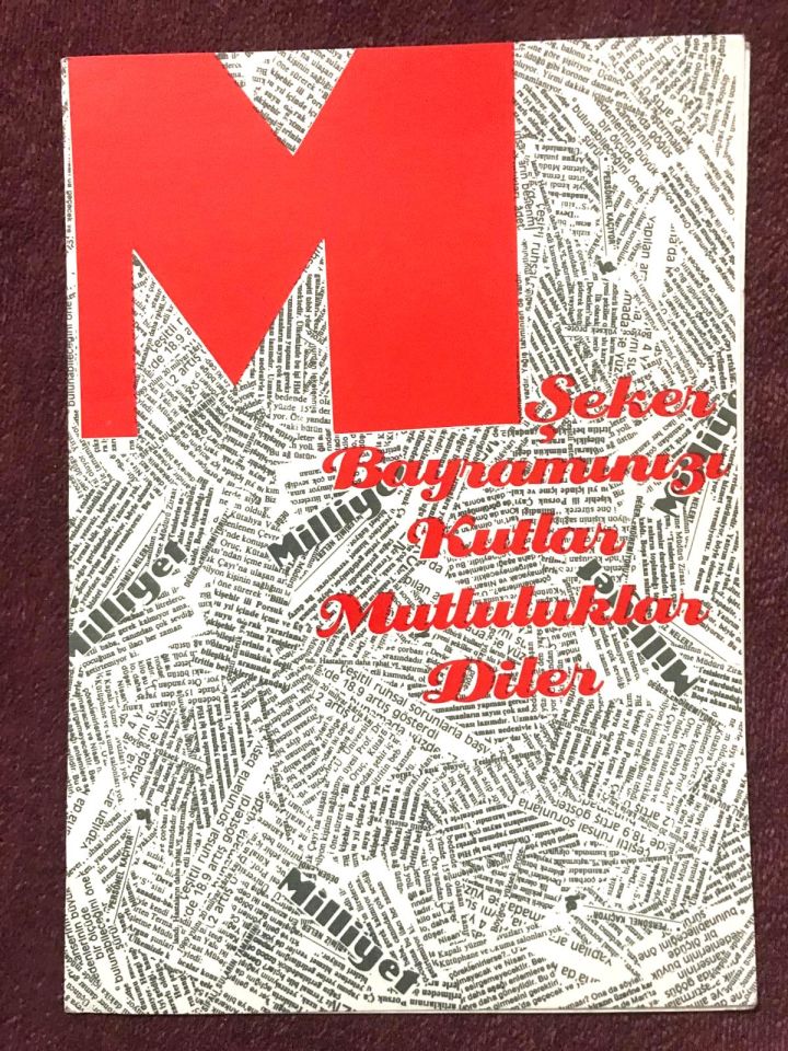 Milliyet Gazetesi - Bayram tebriği