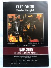 Elif OKUR - Resim Sergisi / Uran Kültür ve Sanat Merkezi - Sergi Broşürü