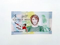 George BEST 1946 - 2005 Ulster Bank Limited / Şaka - Reklam Parası