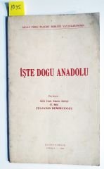 İşte Doğu Anadolu / Tünaydın DEMİRCİOĞLU - Kitap