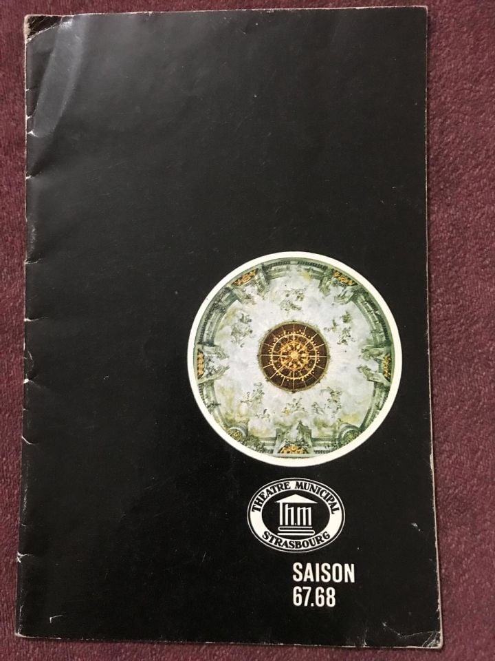 Theatre Municipal Strasbourg - Saison 67-68 / 20 Sayfa broşür