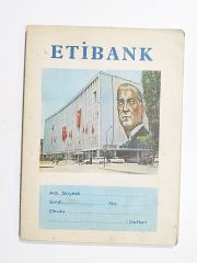 Etibank - Günlük notlar yazılı defter