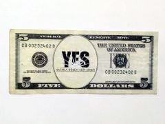 Five Dollars - YES Hatırla Düşün Eğit Şimdi / Şaka - Reklam Parası