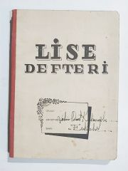 Lise defteri - Eskişehir yazılı, içi boş