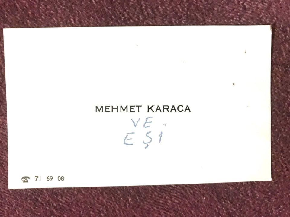 Mehmet KARACA - Karvizit