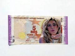 Selena Para - 5 Türk lirası  / Şaka - Reklam Parası